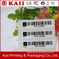 wholesale factory of barcode sticker high quality, customized printing design barcode sticker, fast delivery barcode sticker